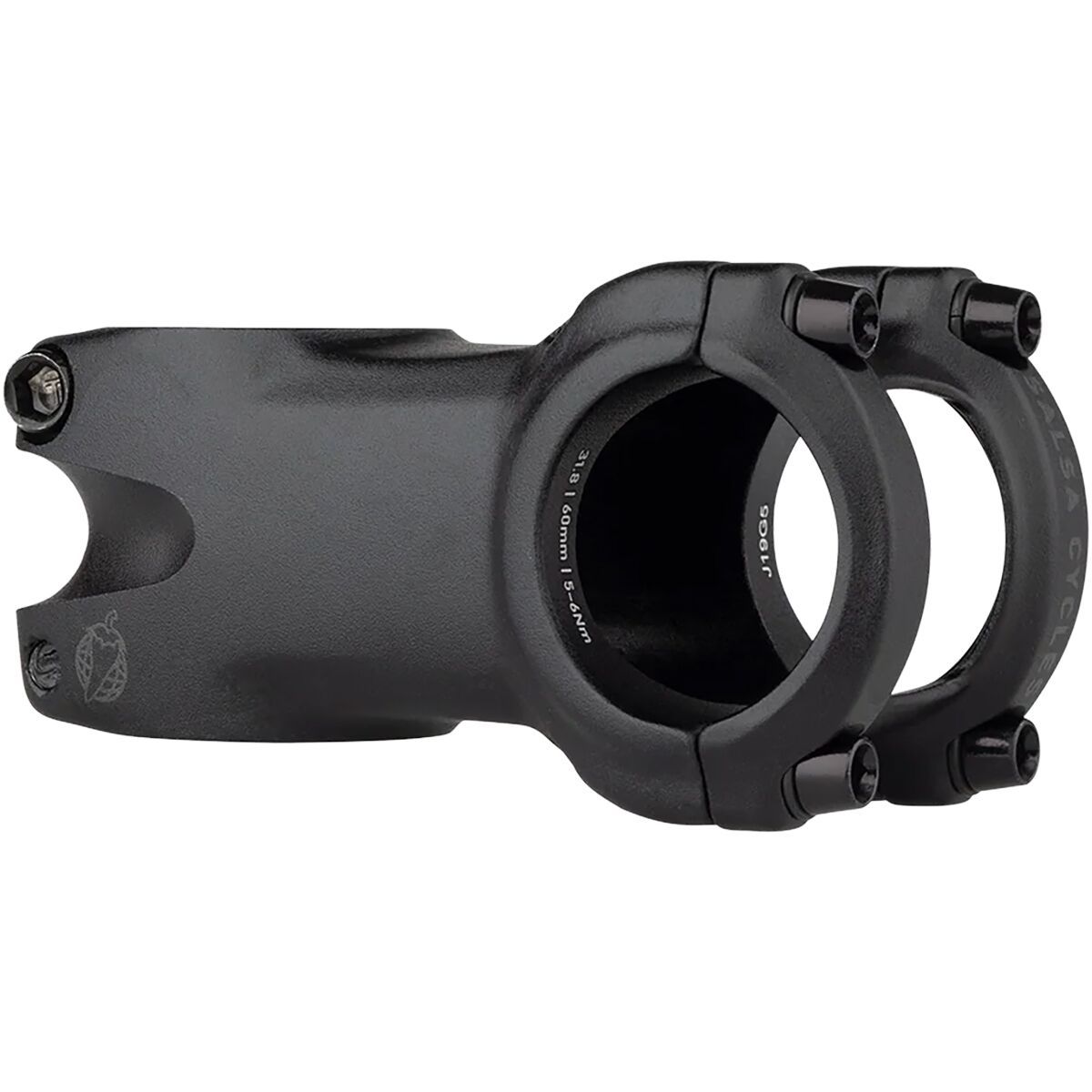 Image of Salsa Guide Trail Stem Black, 40mm / 35mm Clamp / 0 deg Rise