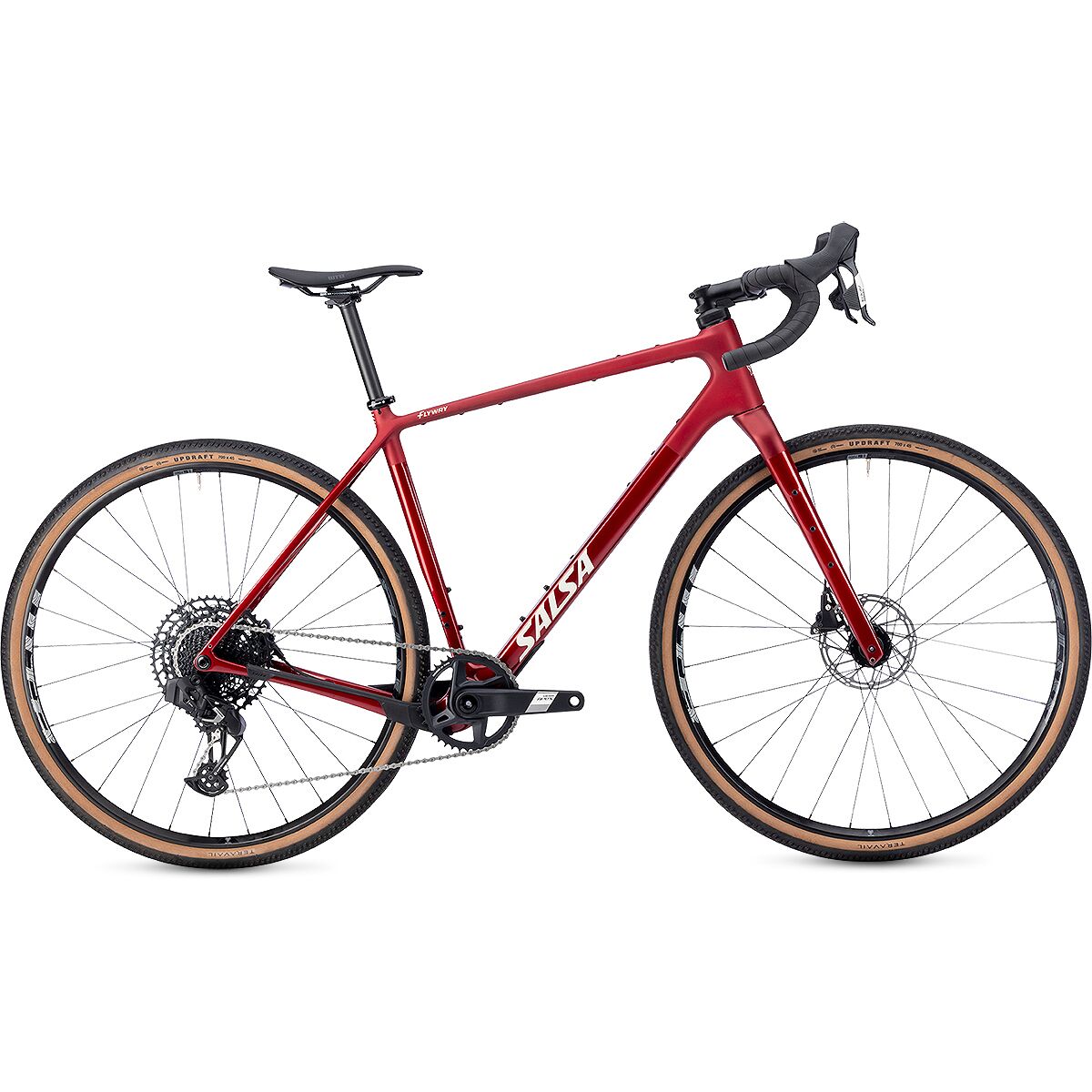 Image of Salsa Flyway C Apex Eagle AXS Gravel Bike Canyon Red, ML