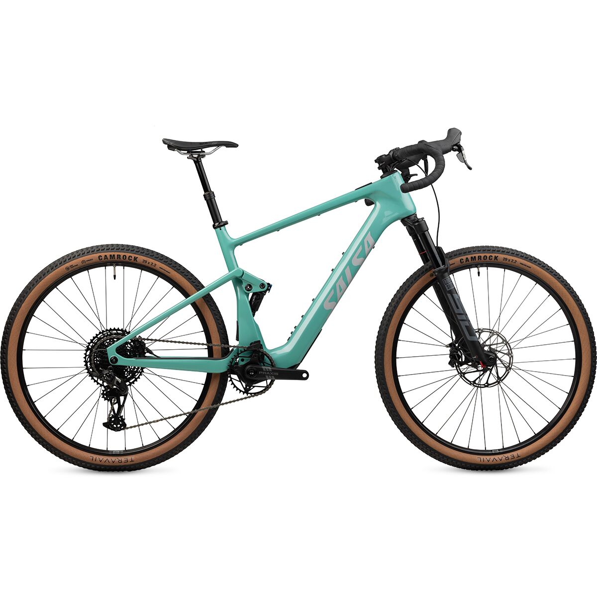 Image of Salsa Wanderosa C Apex Eagle E-Bike Sea Green, S