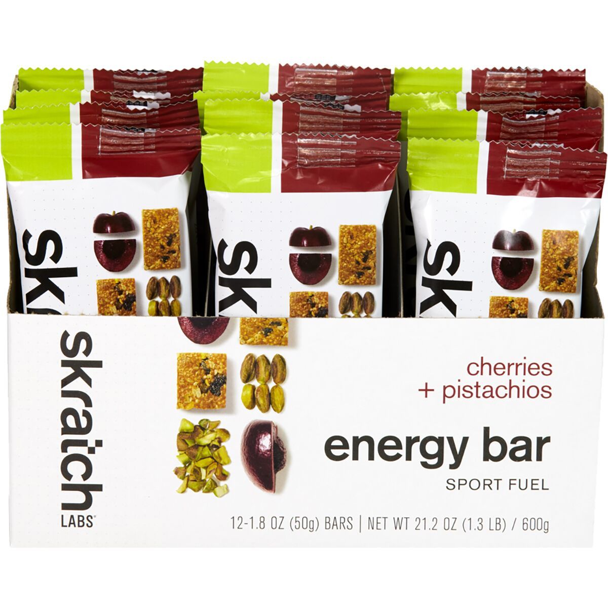Image of Skratch Labs Energy Bar Sport Fuel -12-Pack Cherry Pistachio, 12 Pack