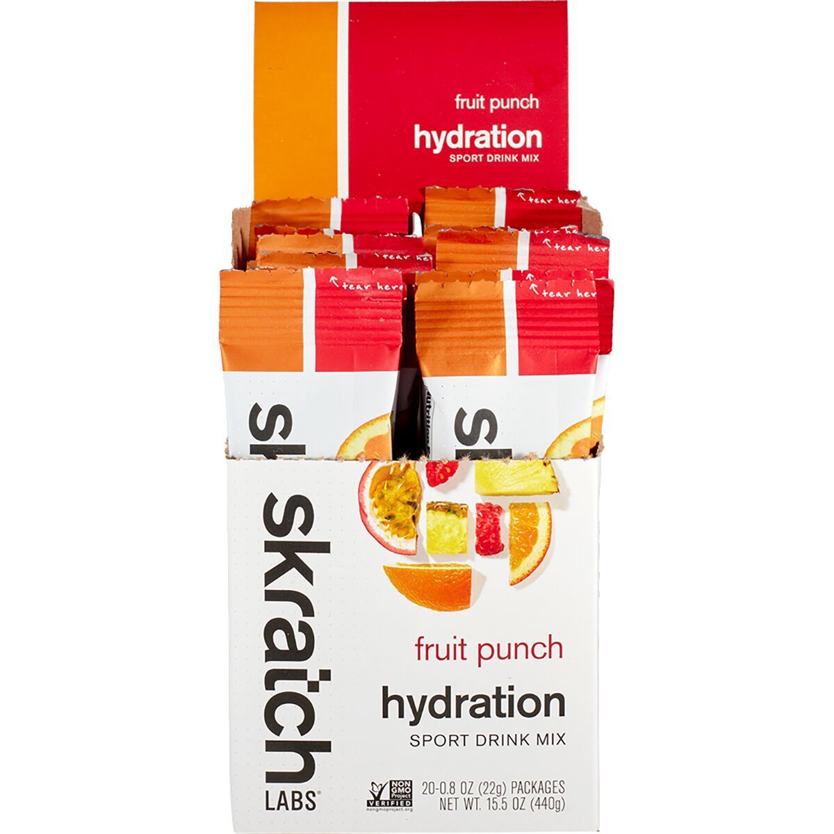 Image of Skratch Labs Hydration Sport Drink Mix - 20-Pack Fruit Punch, 20 Pack