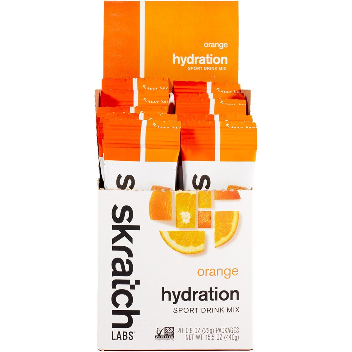 Image of Skratch Labs Hydration Sport Drink Mix - 20-Pack Orange, 20 Pack