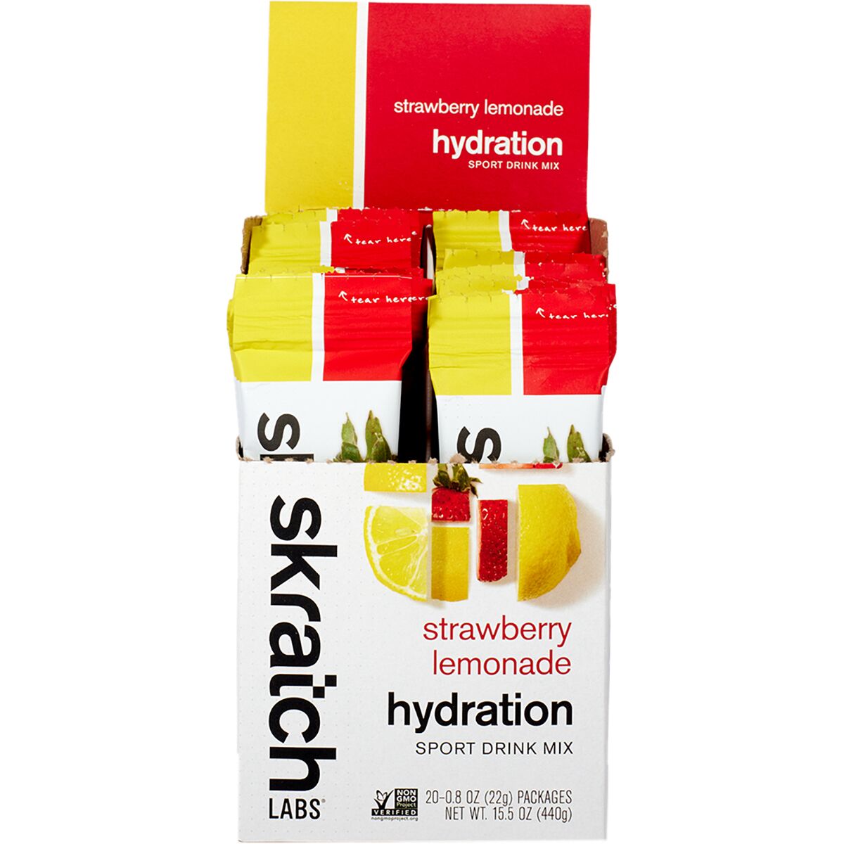 Image of Skratch Labs Hydration Sport Drink Mix - 20-Pack Strawberry Lemonade, 20 Pack