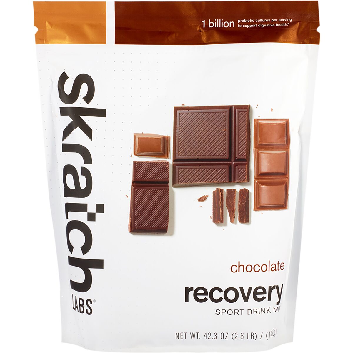 Skratch Labs Skratch Labs Recovery Sport Drink Mix - 24-Serving Bag Chocolate, 24-Serving Resealable Pouch