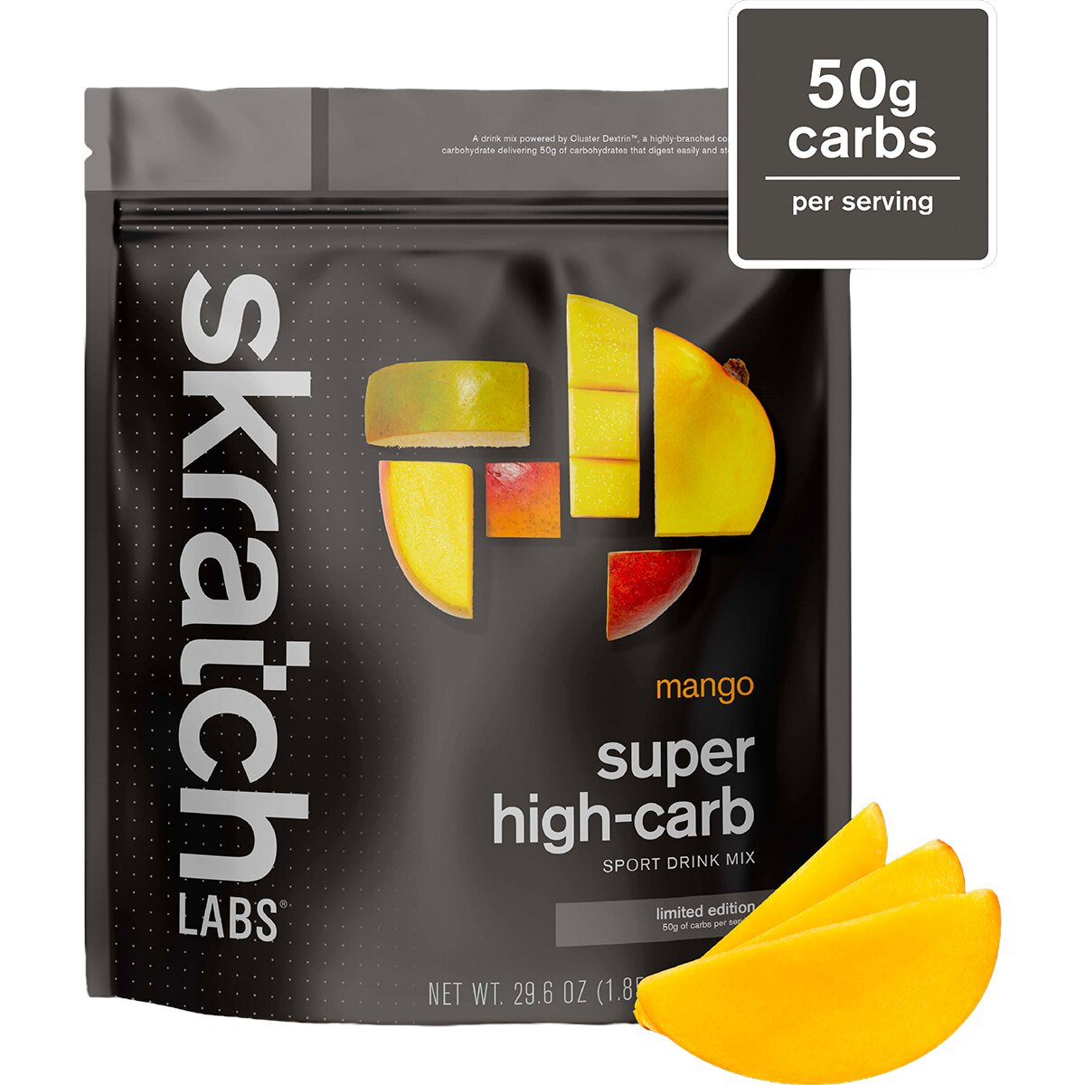 Image of Skratch Labs Super High-Carb Sport Drink Mix - 8-Serving Bag Mango, One Size