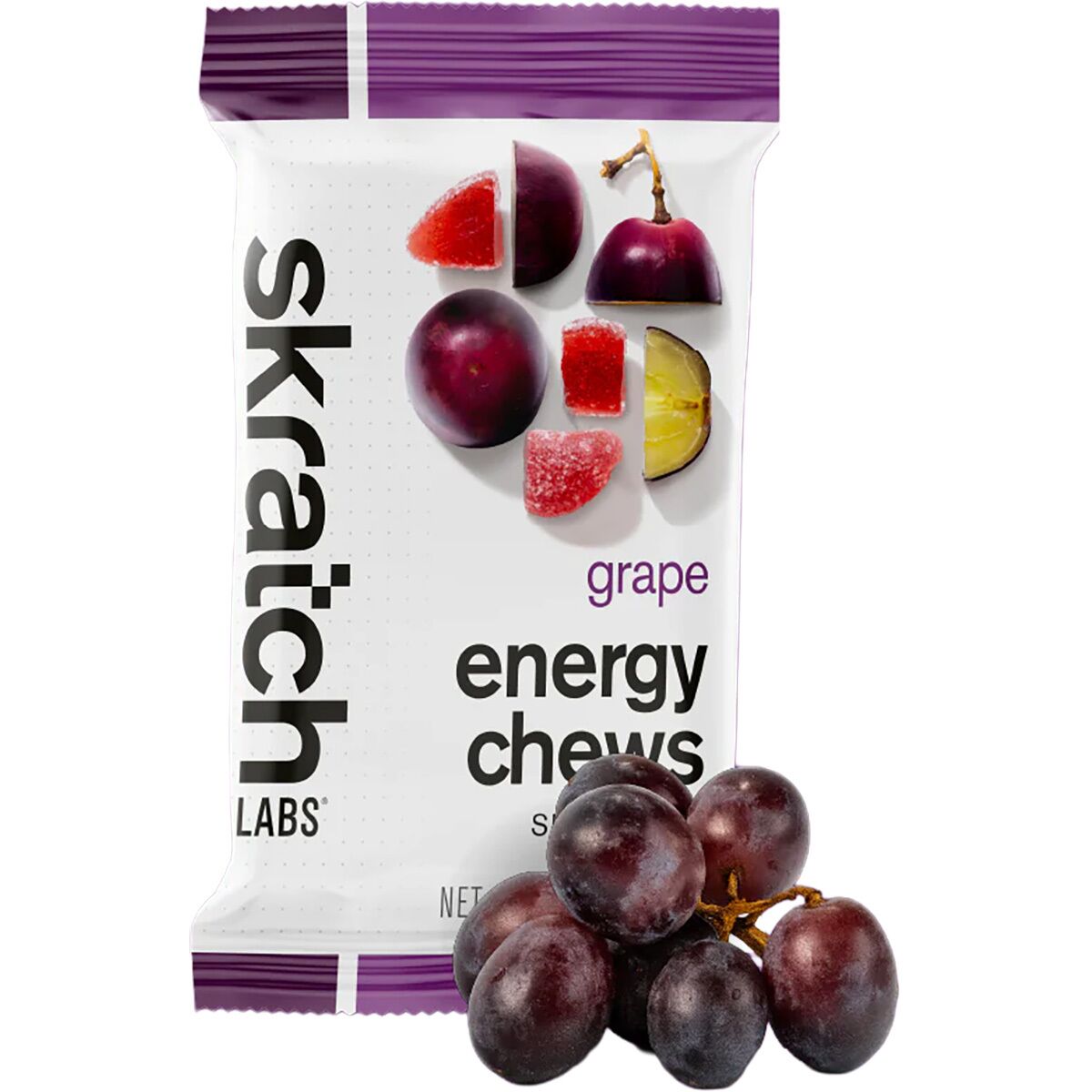 Skratch Labs Skratch Labs Energy Chews Sport Fuel - Single Unit Grape, One Size