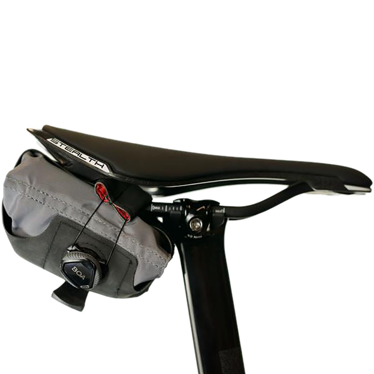 Image of Silca Seat Roll Asymmetrico Black/Grey, One Size