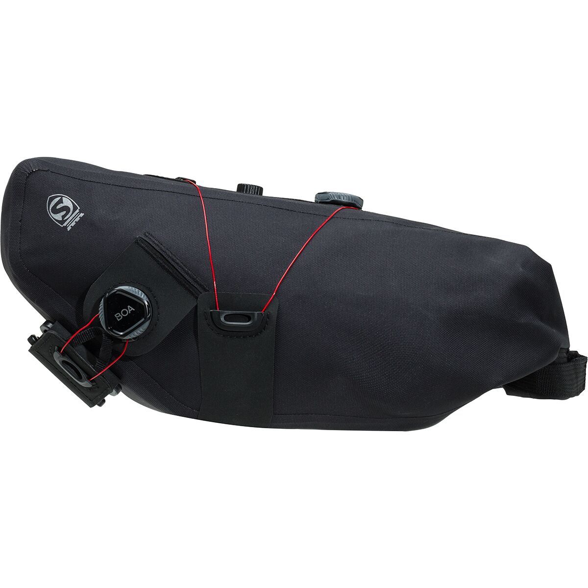 Image of Silca Grinta Roll-Top Saddle Bag Black, 2-5L