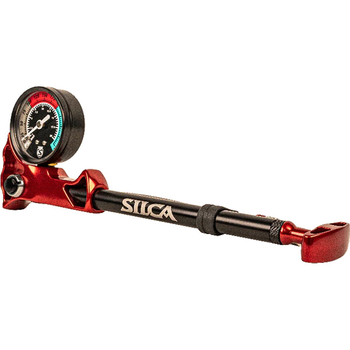 Image of Silca Ultimate Shock Pump Black/Red, One Size