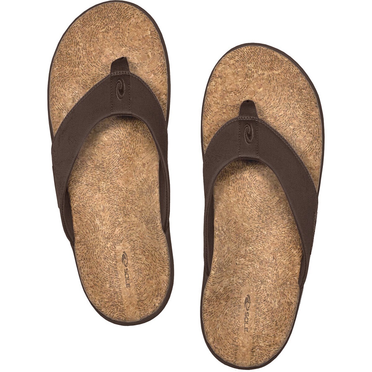 Sole cork flip flops mens discount