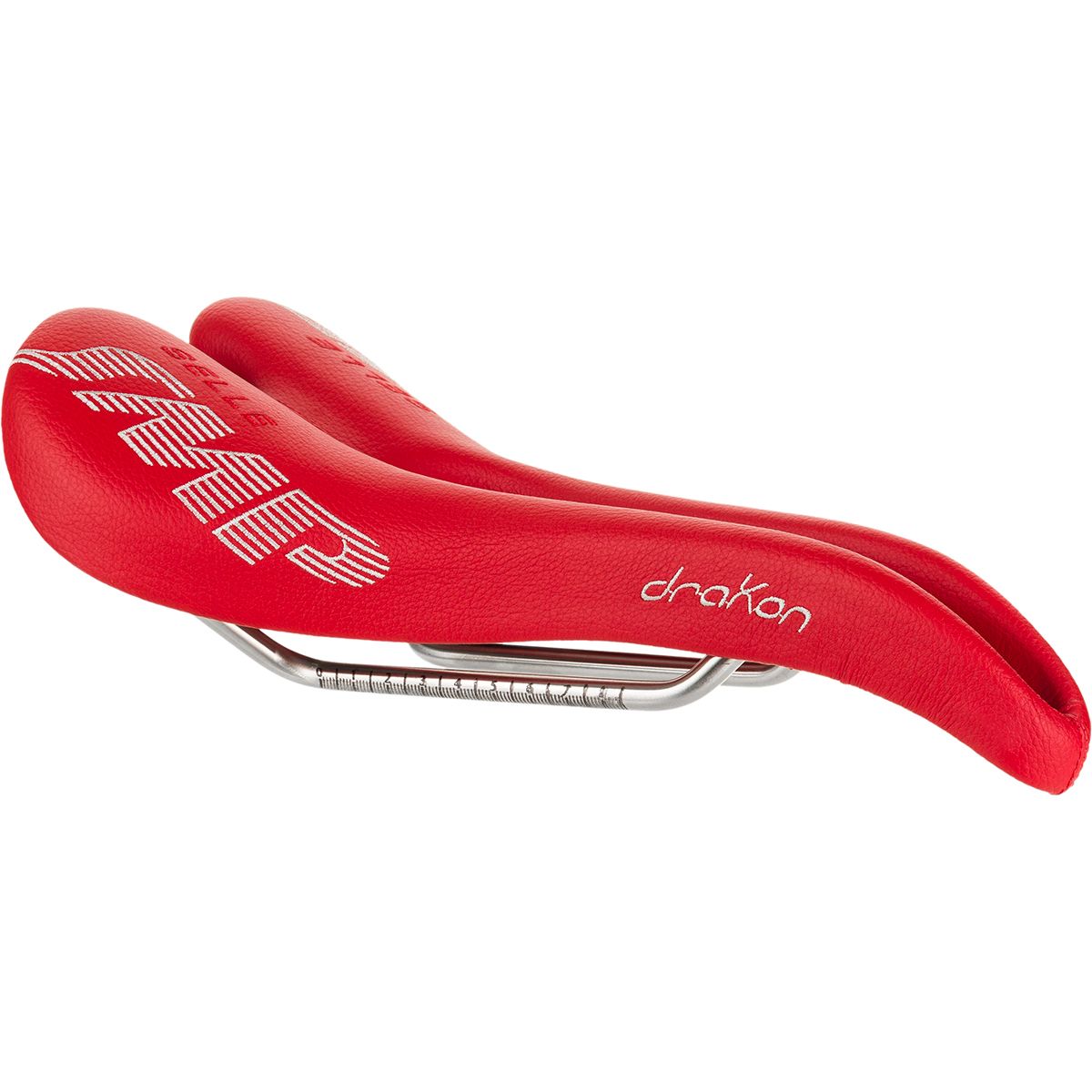 Image of Selle SMP Drakon Saddle Red, 138mm