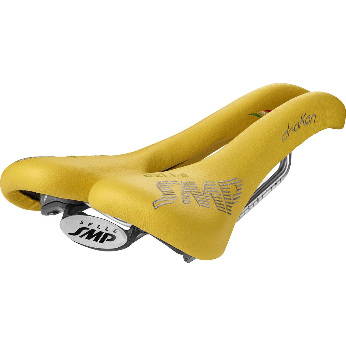 Image of Selle SMP Drakon Saddle Yellow, 138mm
