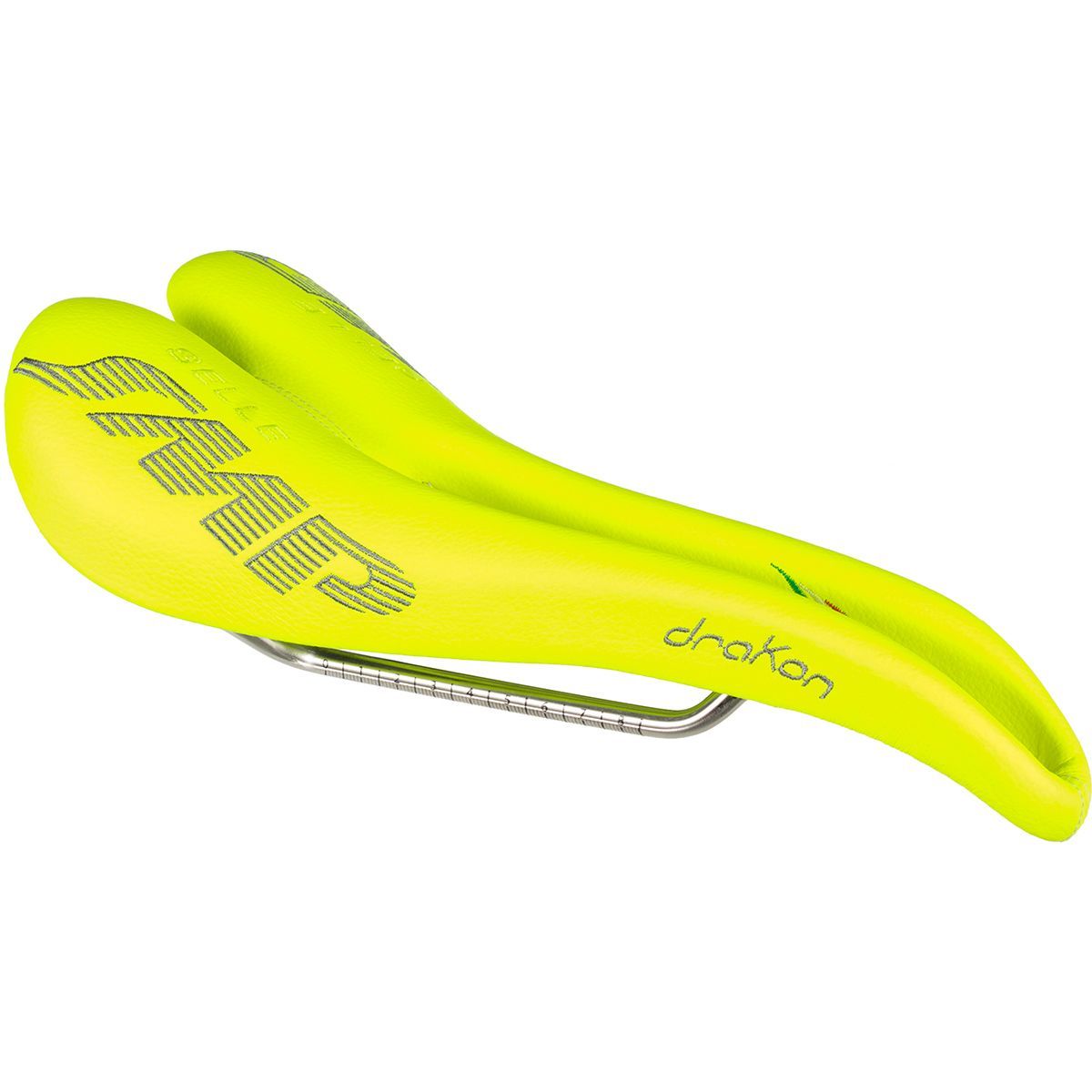 Image of Selle SMP Drakon Saddle Yellow Fluo, 138mm
