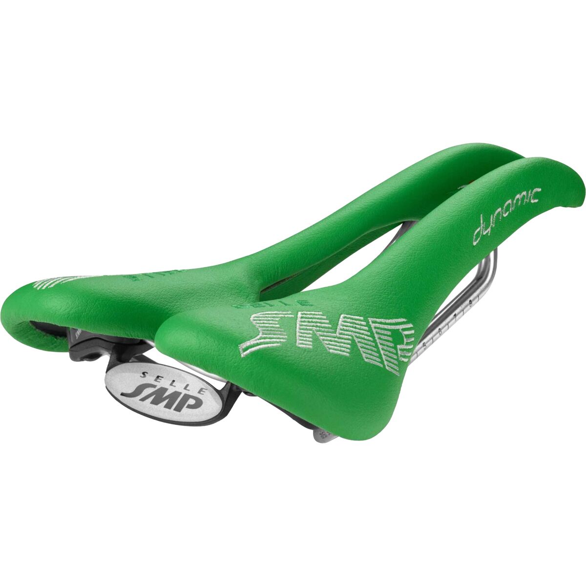 Image of Selle SMP Dynamic Saddle Green Italy, 138mm