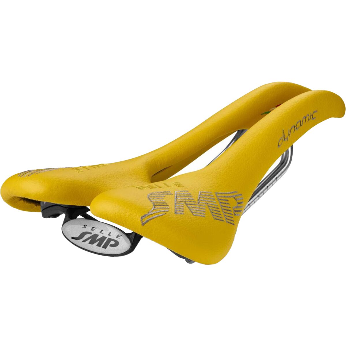 Image of Selle SMP Dynamic Saddle Yellow, 138mm