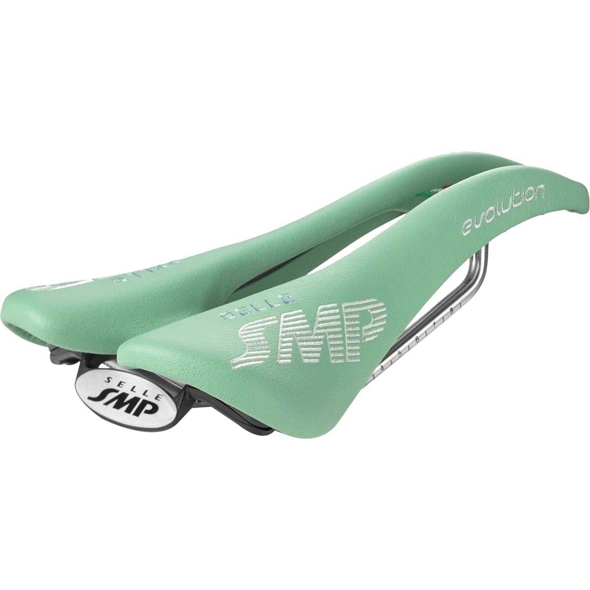 Image of Selle SMP Evolution Saddle Light Green, 129mm