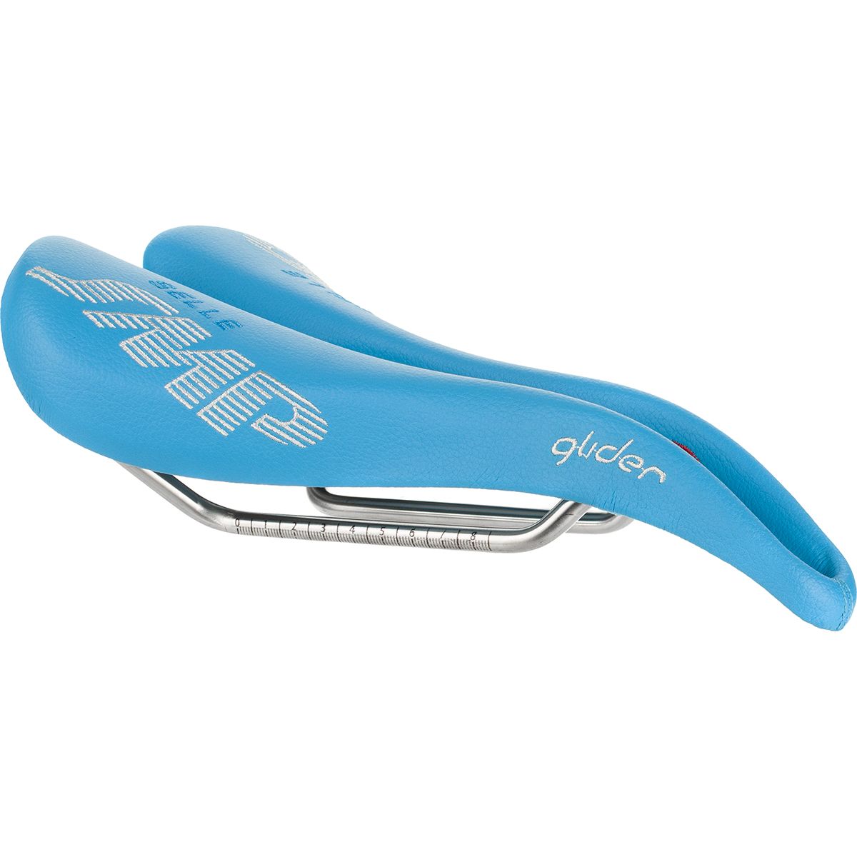 Image of Selle SMP Glider Saddle Light Blue, 136mm