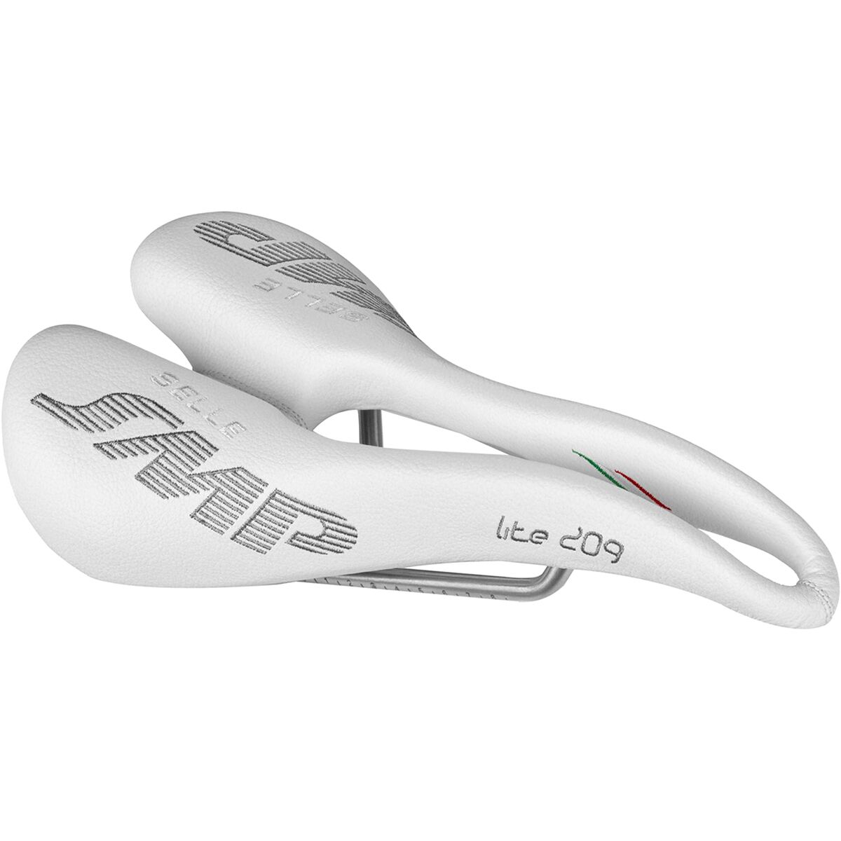Image of Selle SMP Lite 209 Carbon Rail Saddle White, 139mm