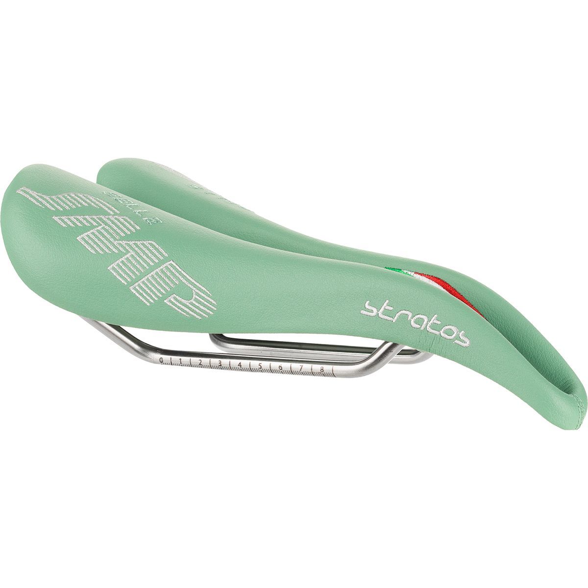 Image of Selle SMP Stratos Saddle Light Green, 131mm