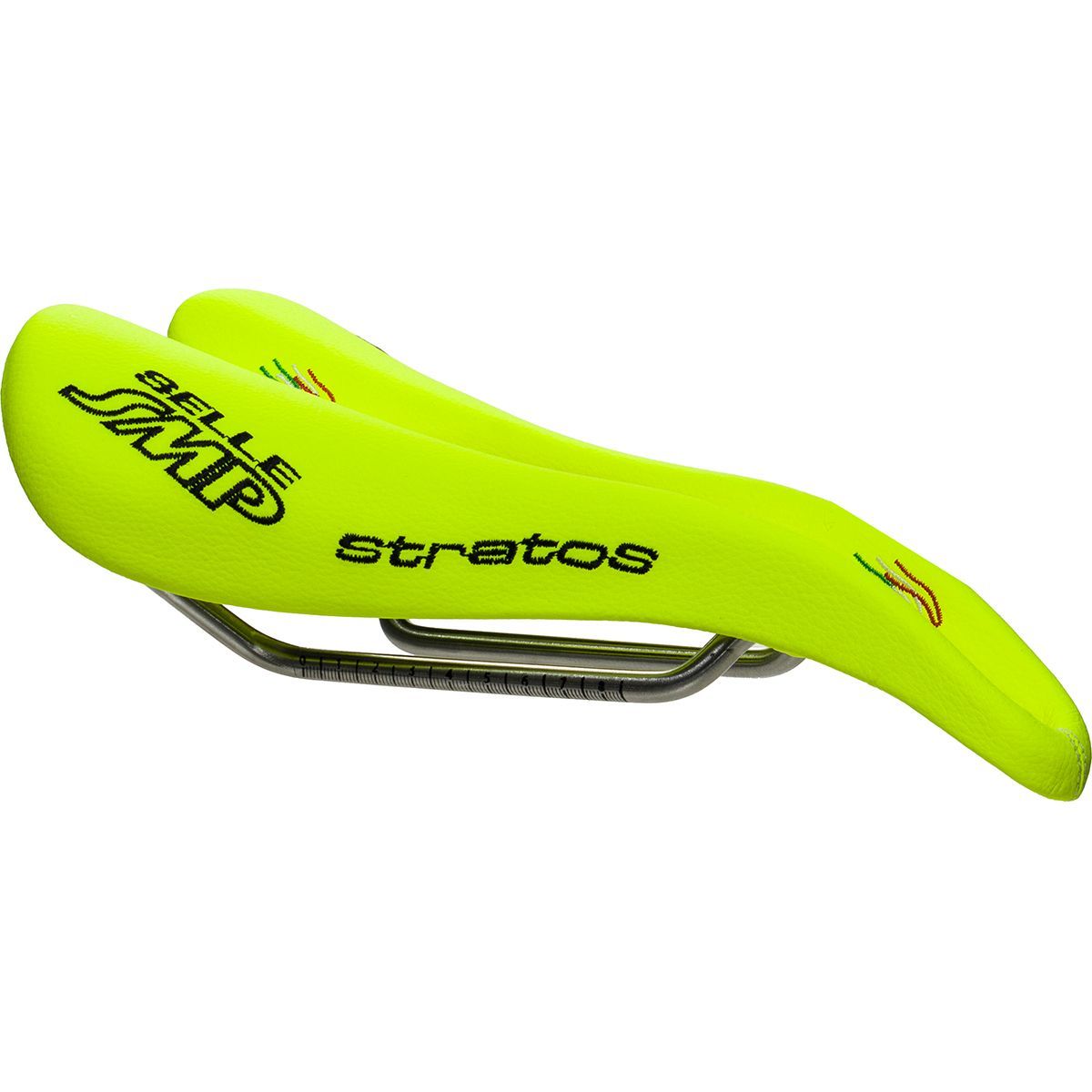 Image of Selle SMP Stratos Saddle Yellow, 131mm