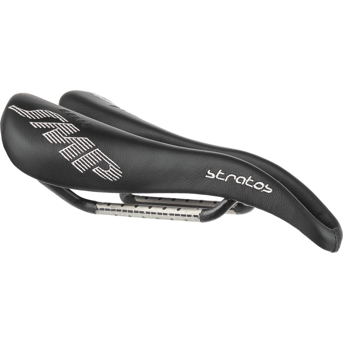 Image of Selle SMP Stratos Carbon Rail Saddle Black, 131mm