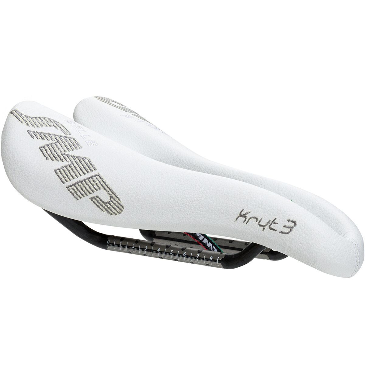 Image of Selle SMP KRYT3 Carbon Rail Saddle White, 132mm