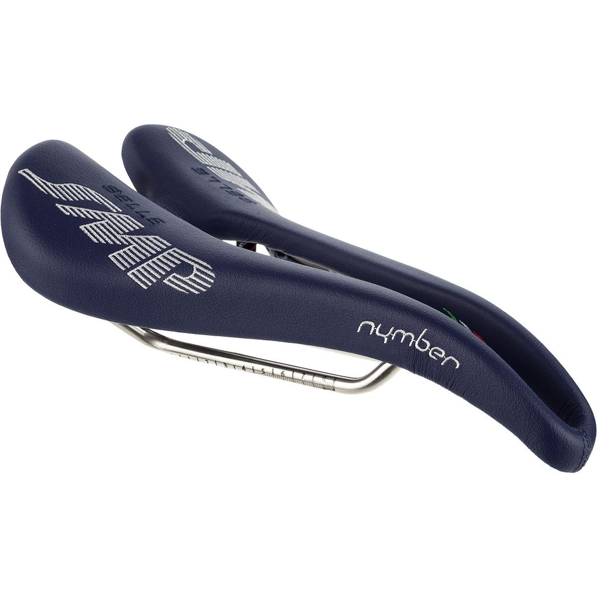 Image of Selle SMP Nymber Saddle Blue, 139mm