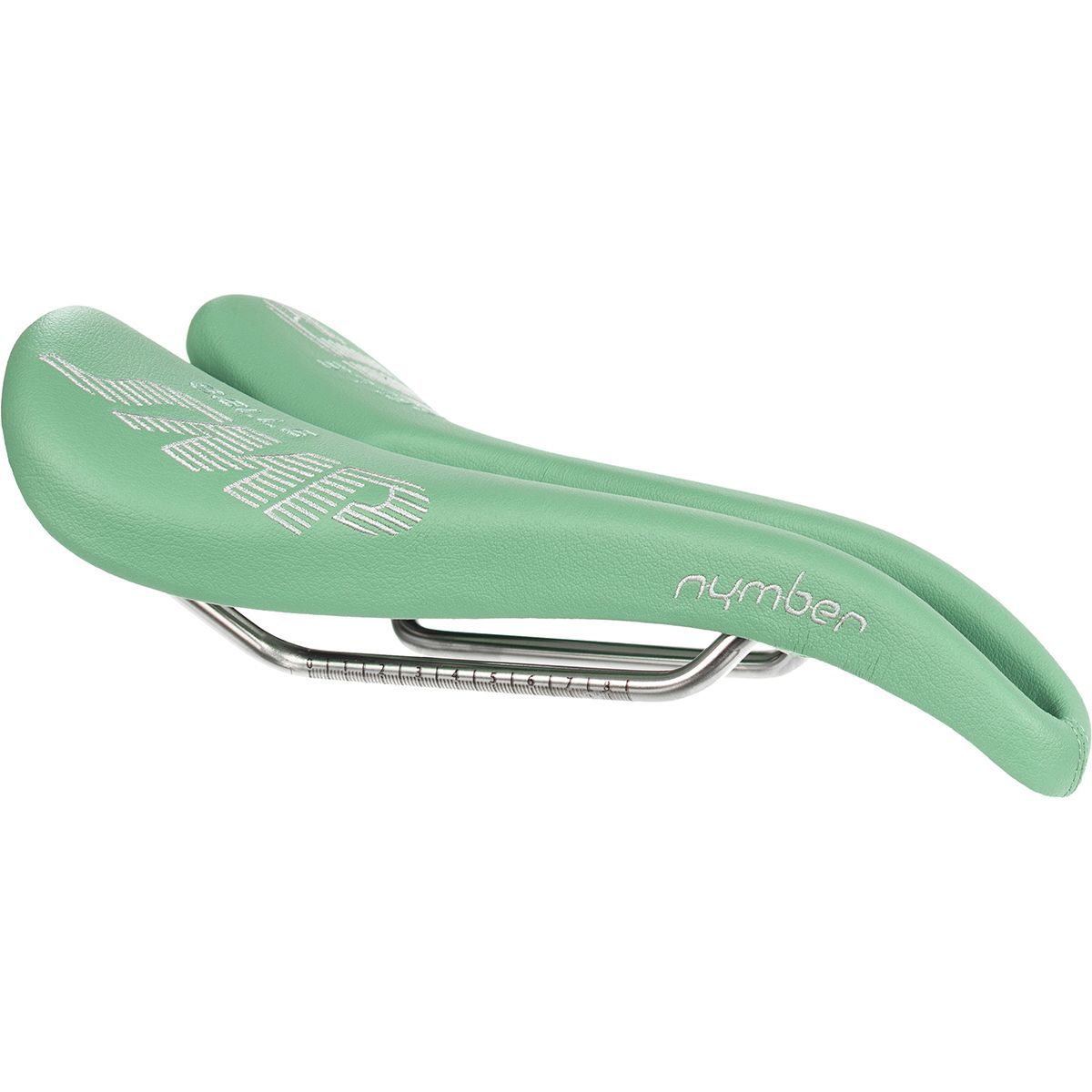 Image of Selle SMP Nymber Saddle Light Green, 139mm