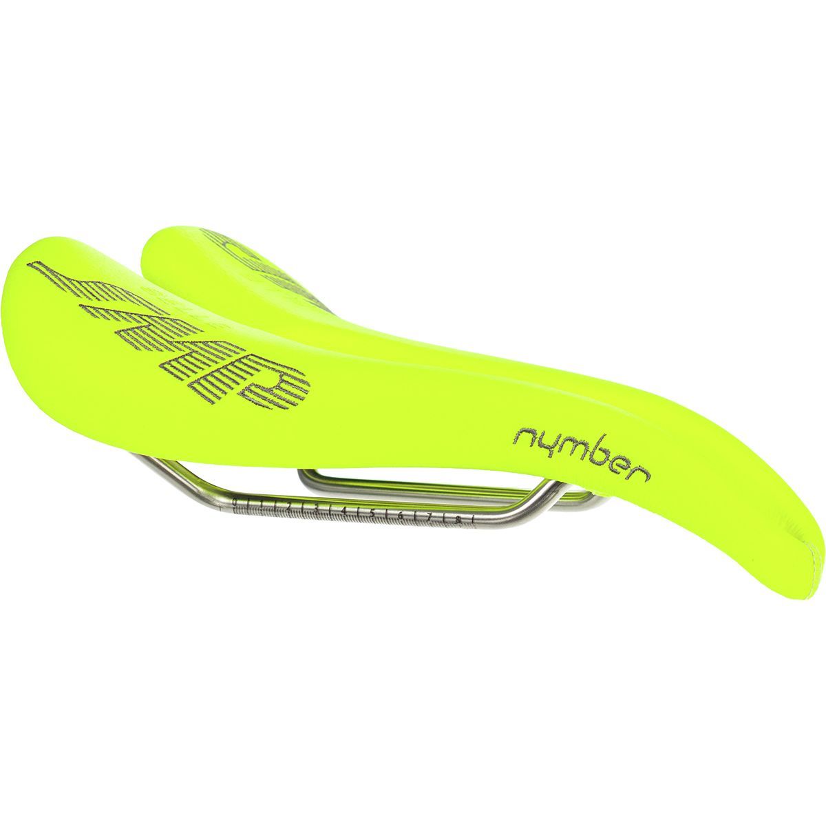Image of Selle SMP Nymber Saddle Yellow Fluo, 139mm