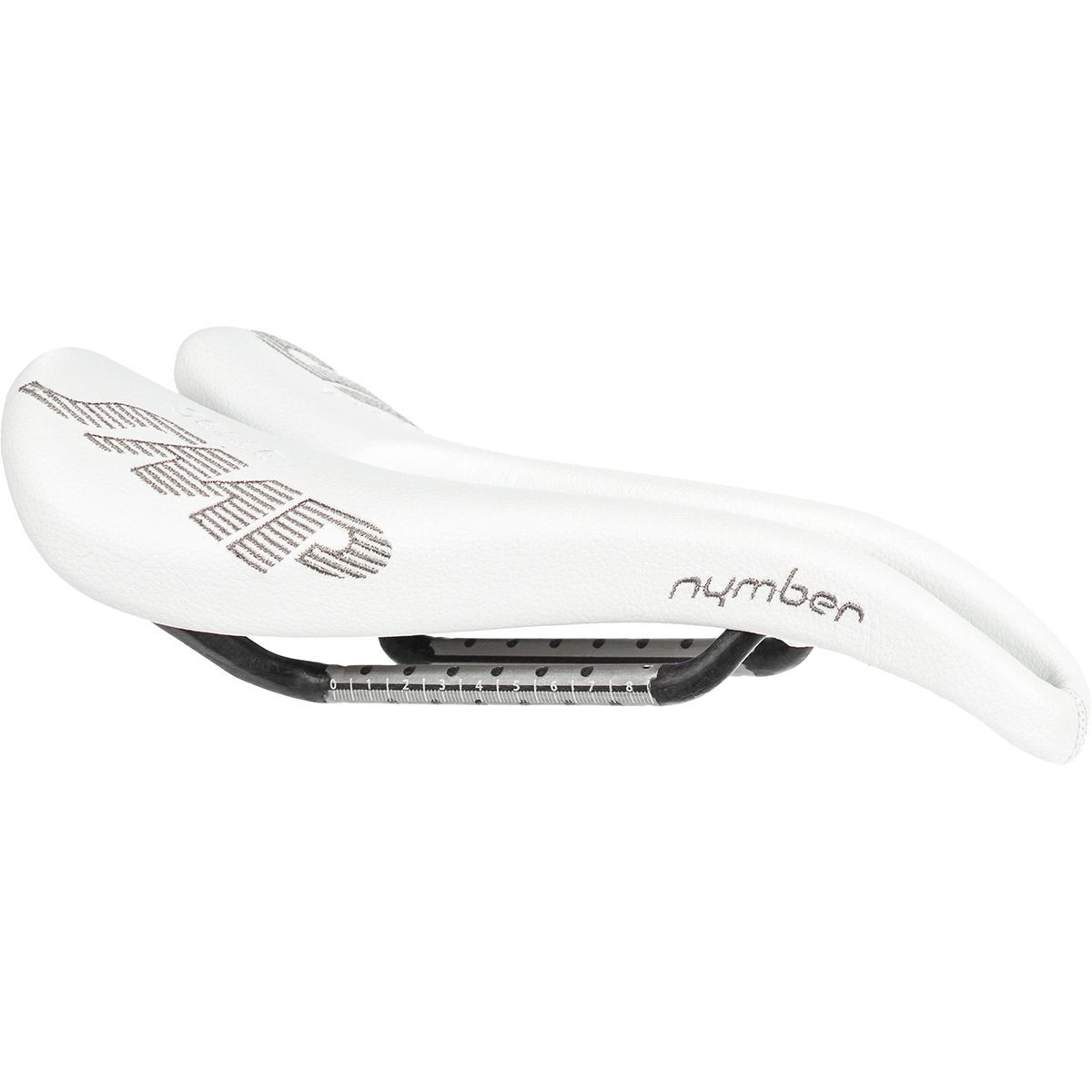 Image of Selle SMP Nymber Carbon Saddle White, 139mm