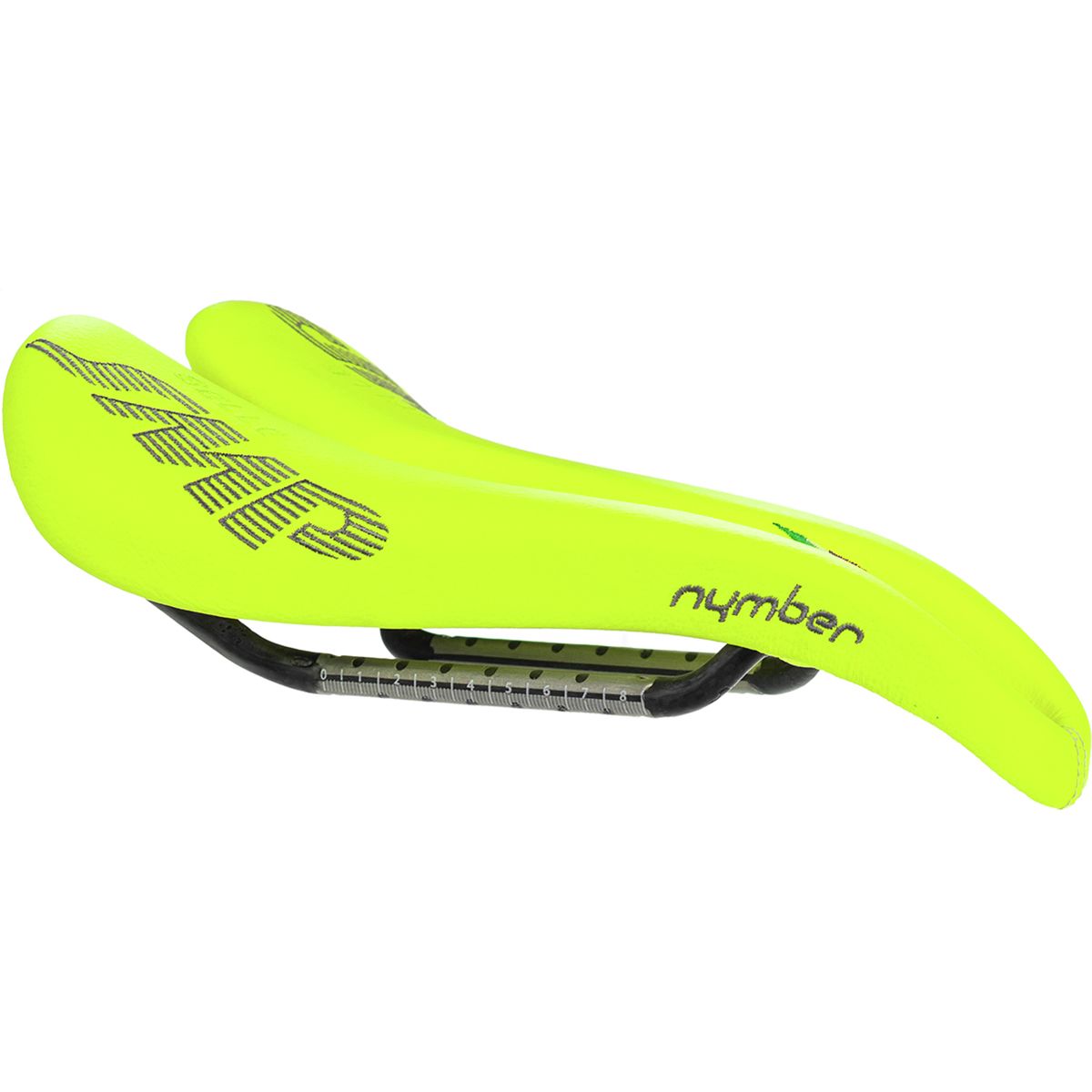 Image of Selle SMP Nymber Carbon Saddle Yellow Fluo, 139mm