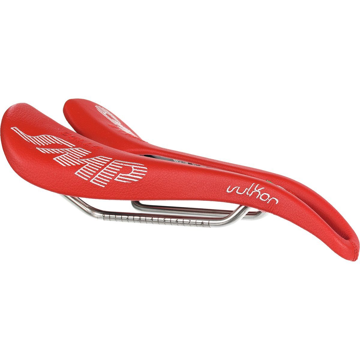 Image of Selle SMP Vulkor Saddle Red, 136mm