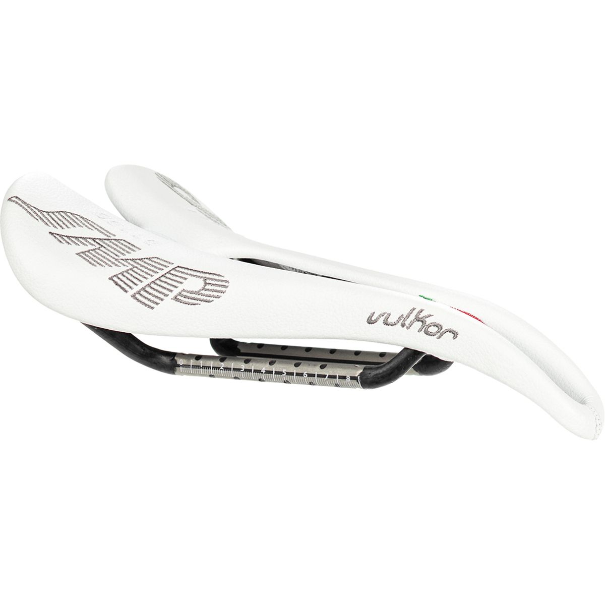 Image of Selle SMP Vulkor Carbon Saddle White, 136mm