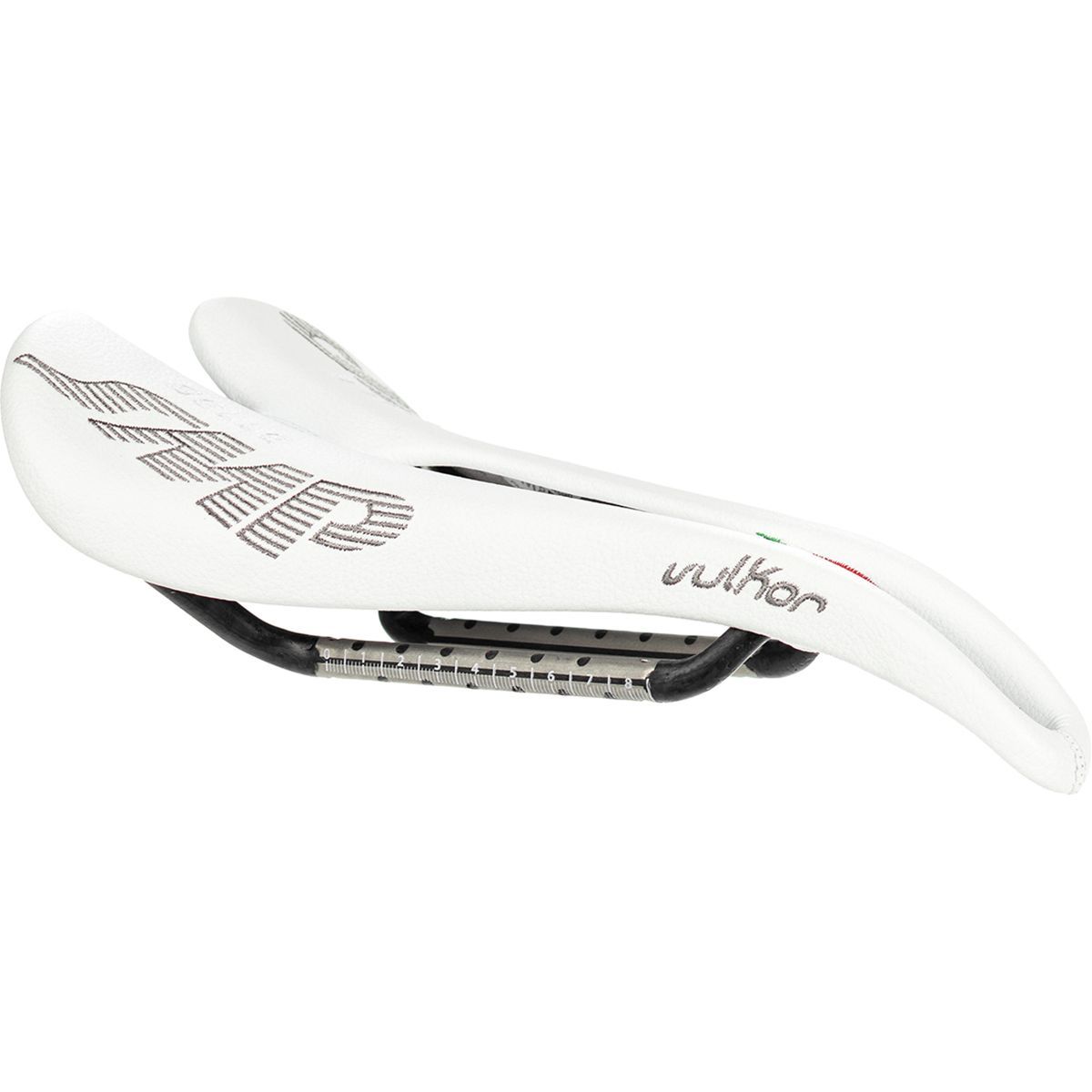 Image of Selle SMP Vulkor Carbon Saddle White, 136mm