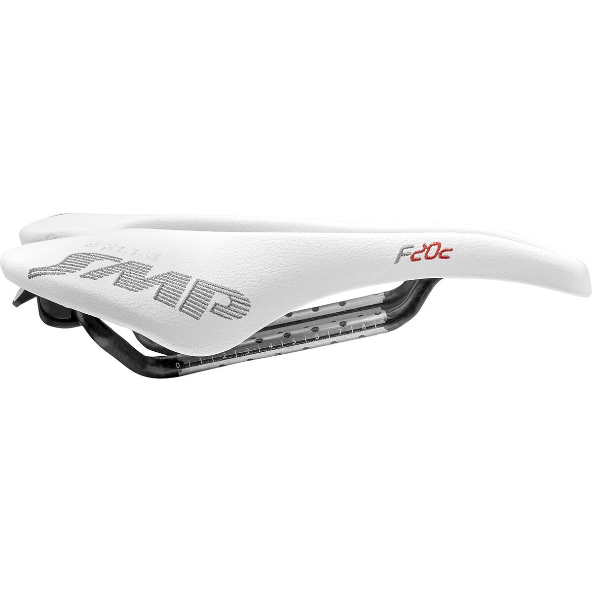 Image of Selle SMP F20 C Carbon Saddle White, 134mm
