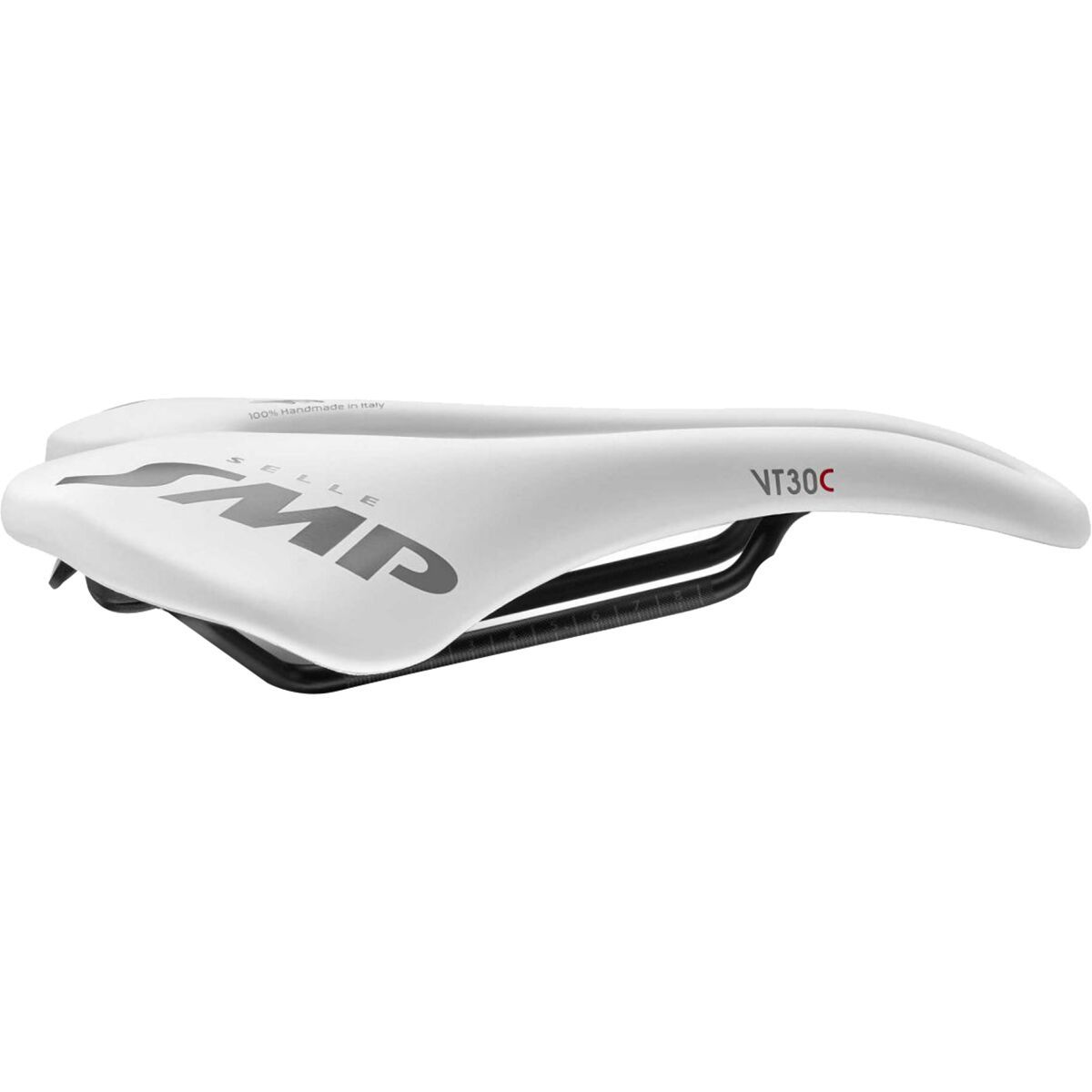 Image of Selle SMP VT30 C Carbon Saddle White, 155mm
