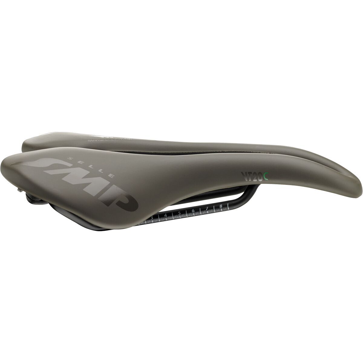 Image of Selle SMP VT20 C Saddle Grey-Brown Gravel, 144mm