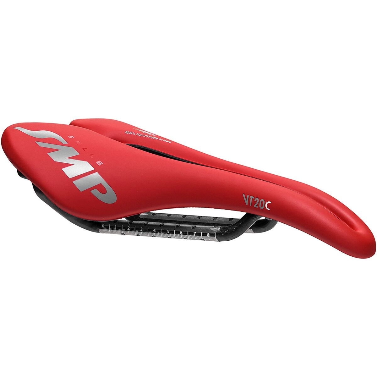 Image of Selle SMP VT20 C Carbon Saddle Red, 144mm