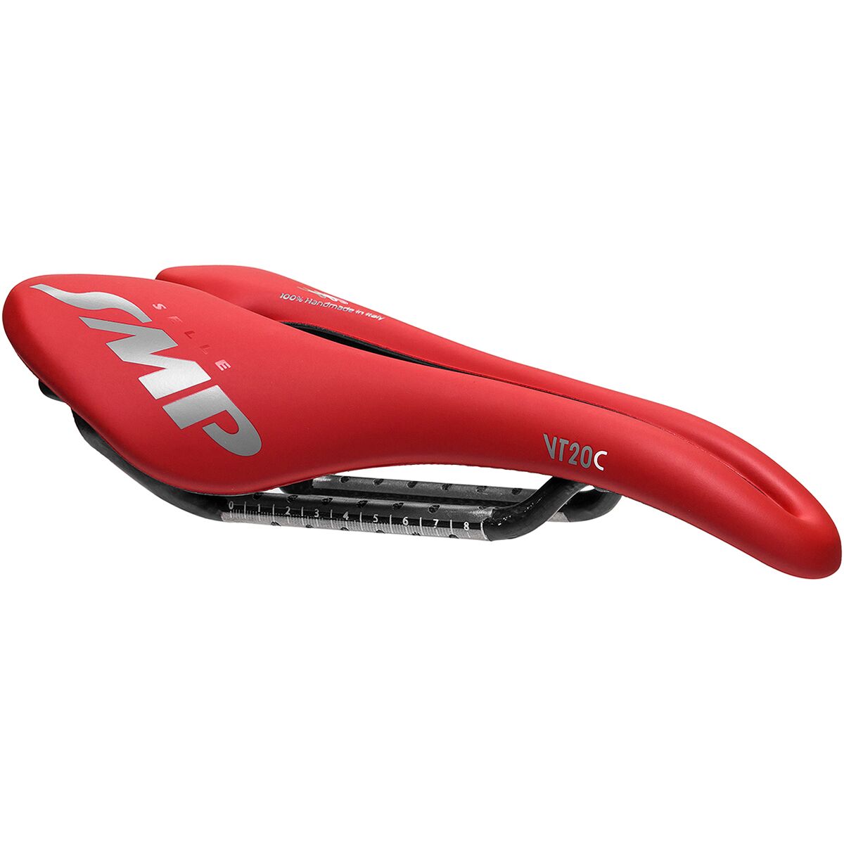 Image of Selle SMP VT20 C Carbon Saddle Red, 144mm