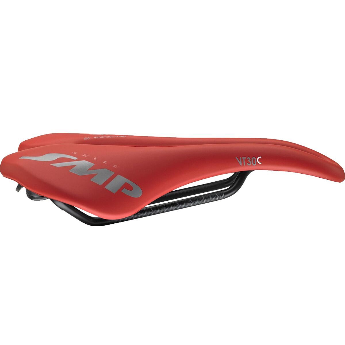 Image of Selle SMP VT30 Carbon Saddle Red, 155mm