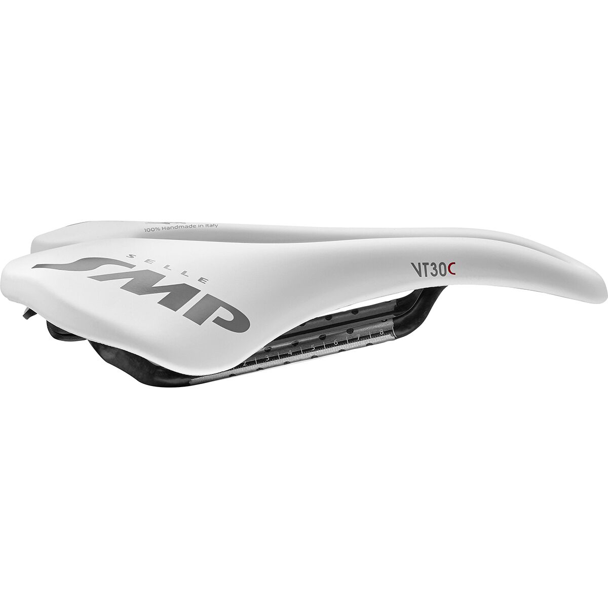 Image of Selle SMP VT30 Carbon Saddle White, 155mm