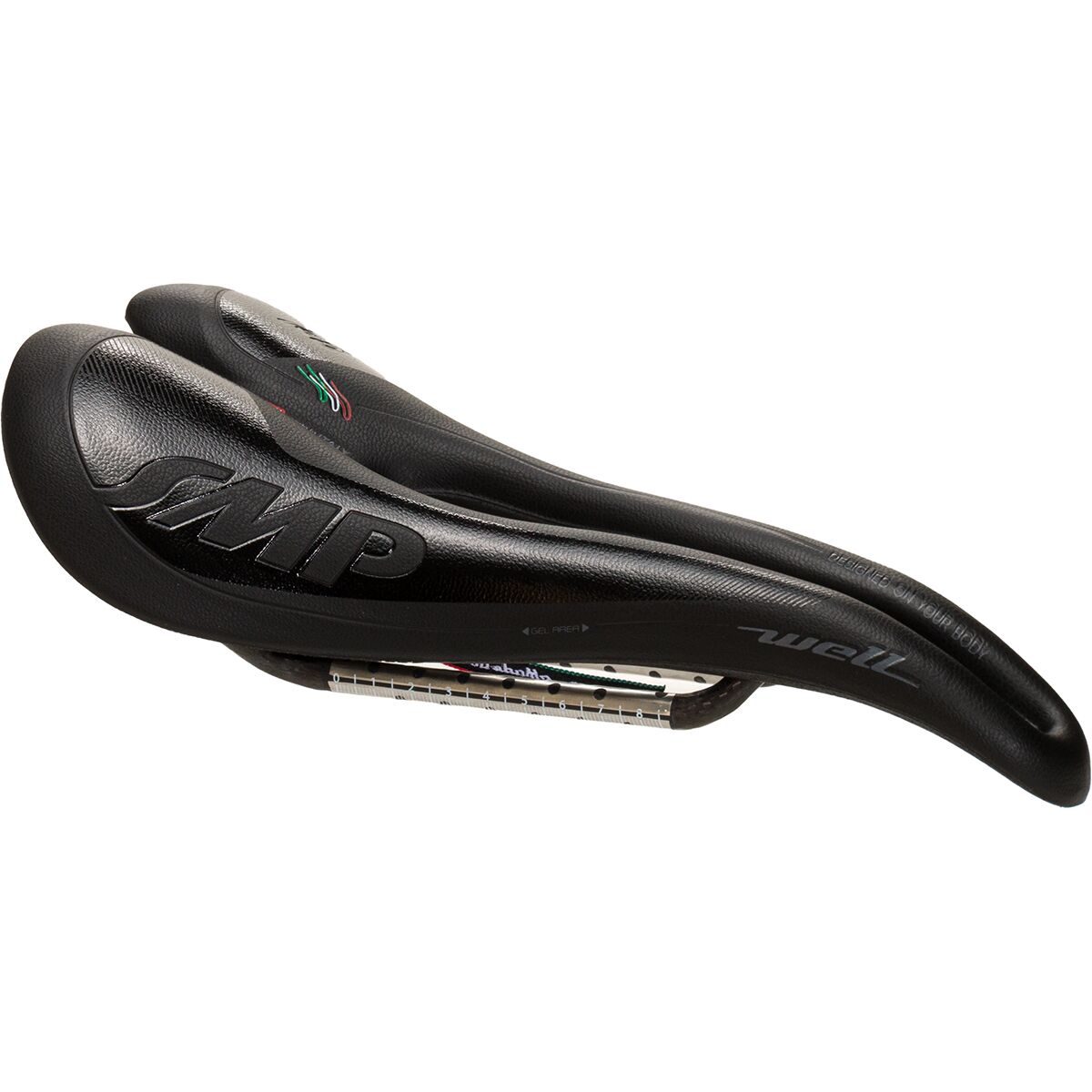 Selle SMP Selle SMP Well-Gel with Carbon Rail Saddle Black, 144mm