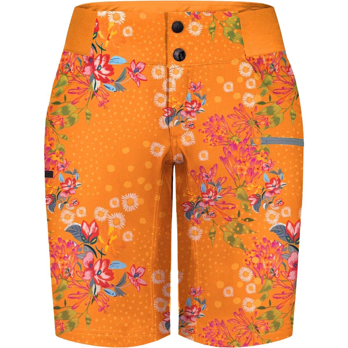 Image of SHREDLY All Time - Zipper Snap Mid-Rise 11in Short - Women's Flora Sol, 10