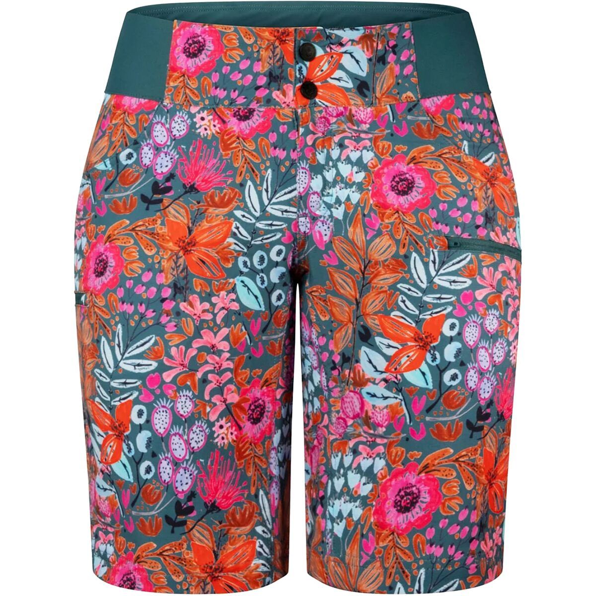 Image of SHREDLY All Time - Zipper Snap Mid-Rise 11in Short - Women's Mimi II, 8