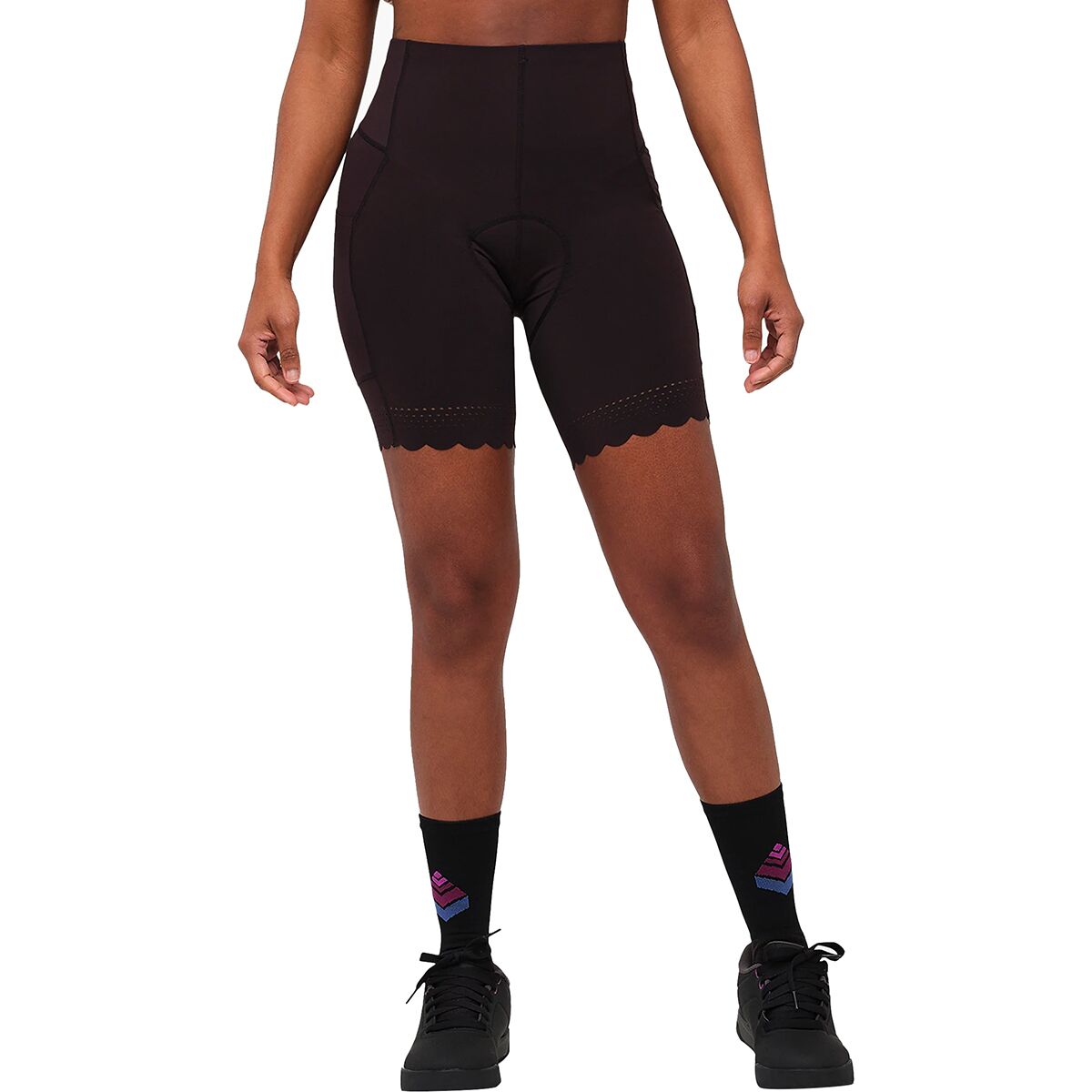 SHREDLY SHREDLY Biker Cham Liner Short - Women's Noir, M