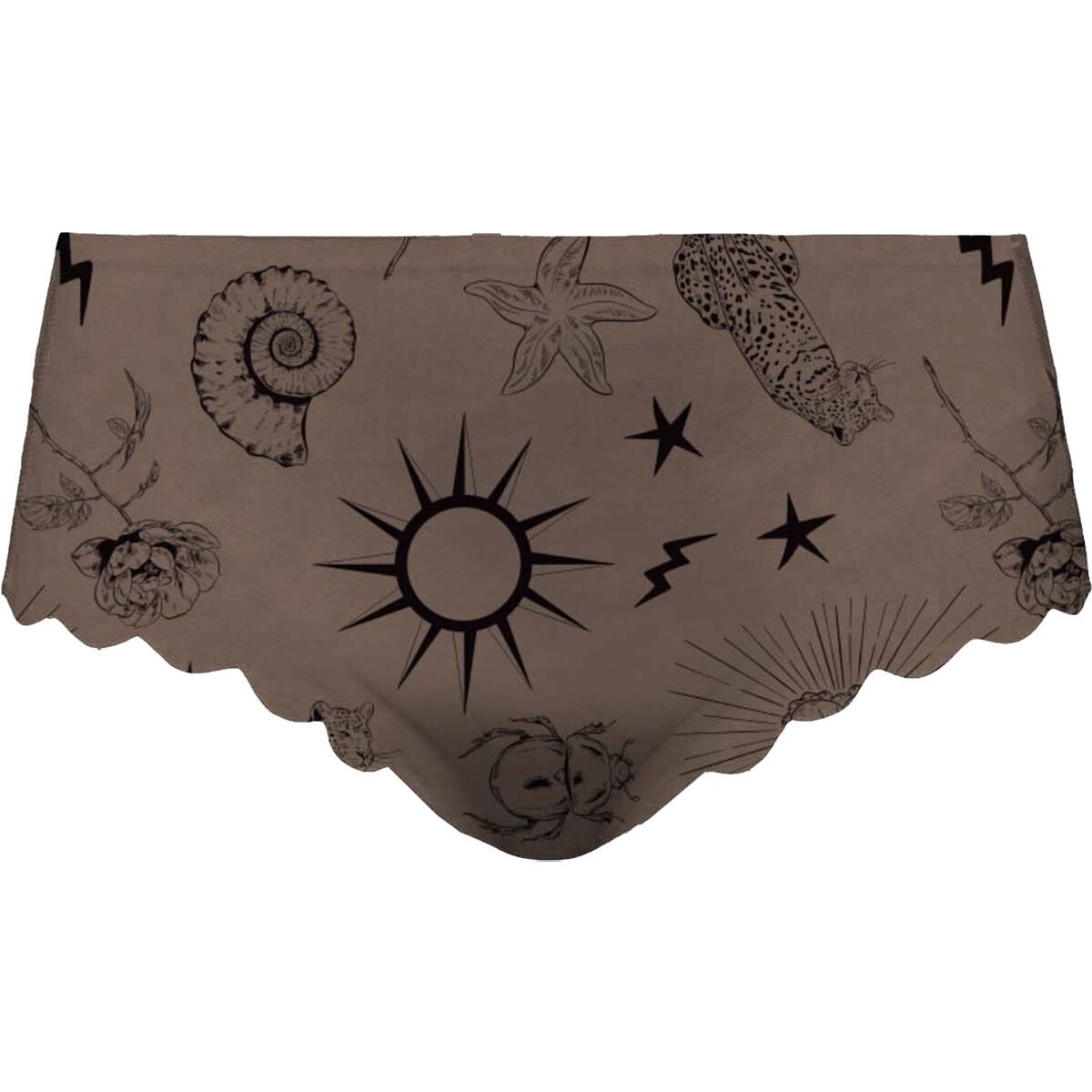 Image of SHREDLY Hipster Cham Liner Short - Women's Ink Lace, XS