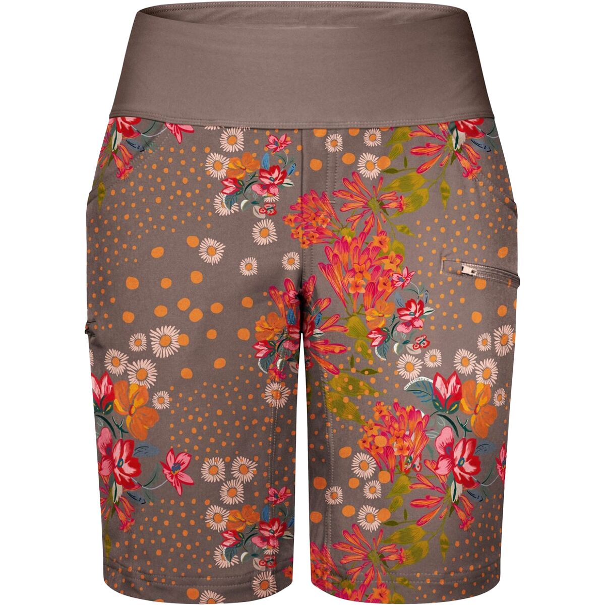 Image of SHREDLY Limitless - Stretch Waistband High-Rise 11in Short - Women's Flora Clay, 12