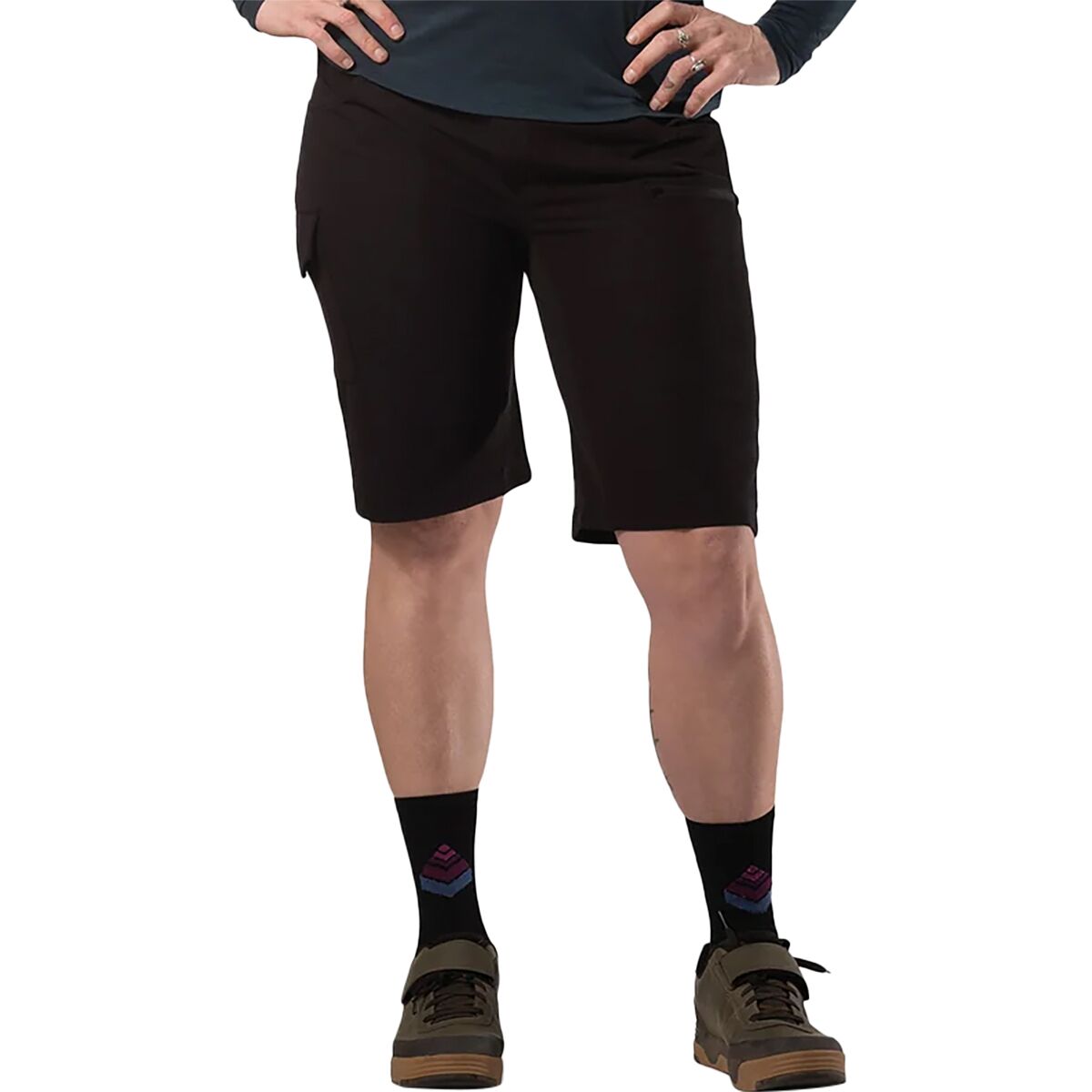 Image of SHREDLY Limitless - Stretch Waistband High-Rise 11in Short - Women's Noir, 2