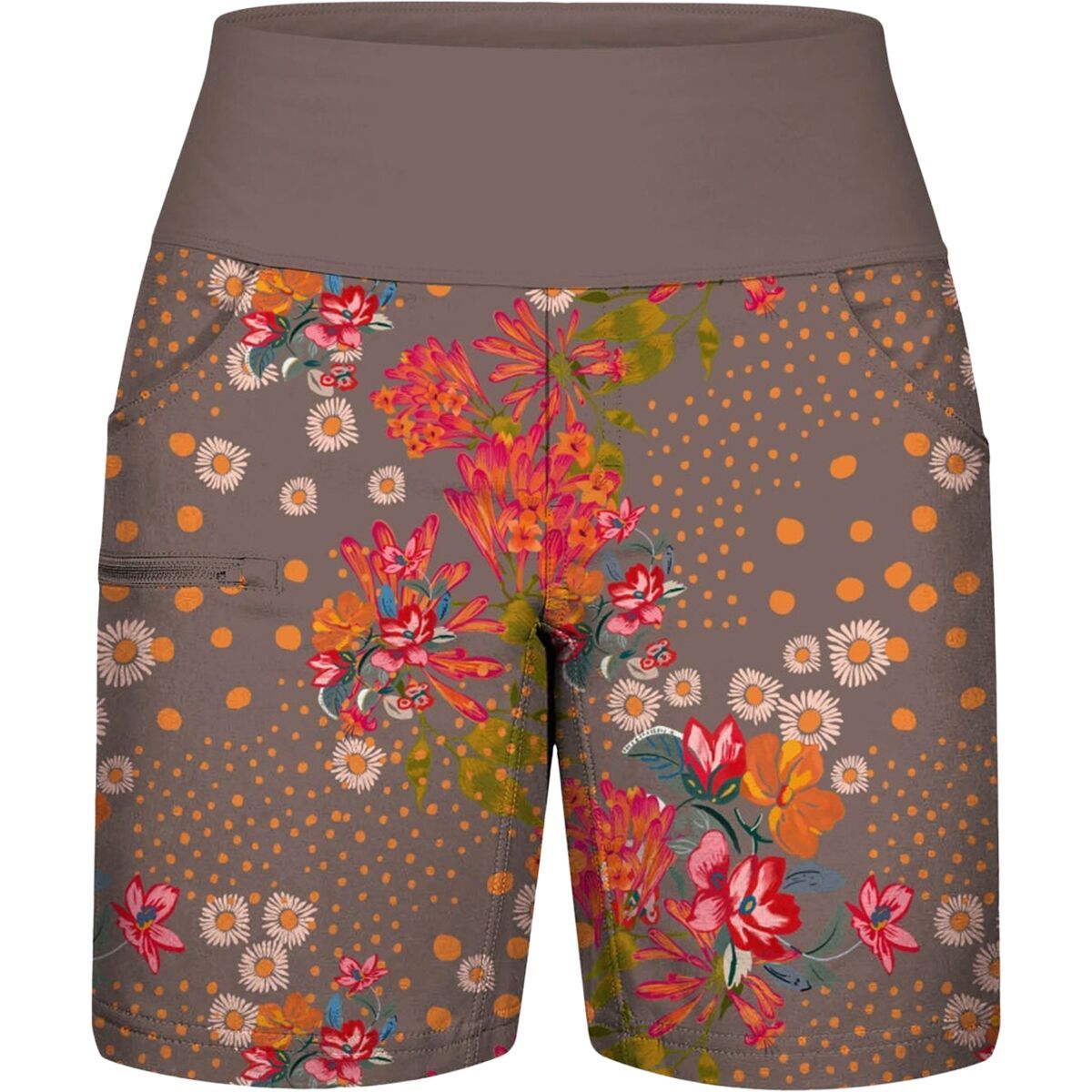 Image of SHREDLY Limitless - Stretch Waistband High-Rise 7in Short - Women's Flora Clay, 2