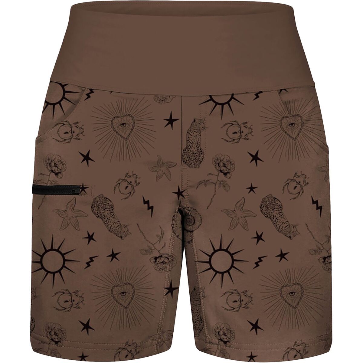 Image of SHREDLY Limitless - Stretch Waistband High-Rise 7in Short - Women's Ink, 12